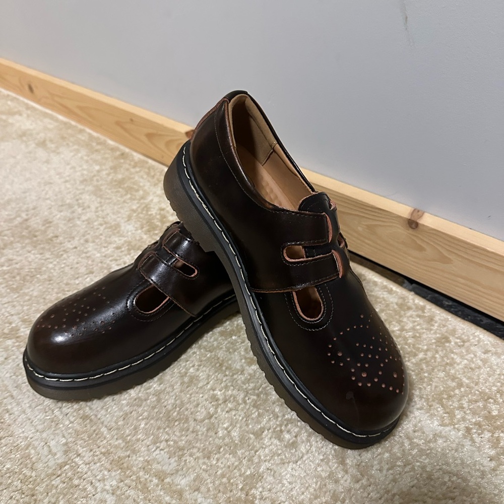 Women's Brown Mary Jane Shoes
